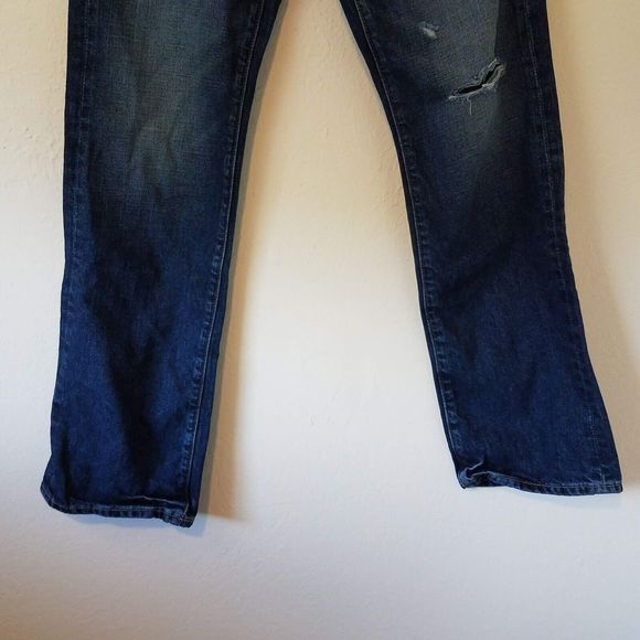 Abercrombie & Fitch Men's 28x30 The A&F Boot Cut Jeans Distressed NWT - Picture 2 of 11